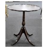 MAHOGANY PIE CRUST TABLE - CIRCA 1940