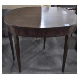 MAHOGANY GAME TABLE - TAPERED LEGS