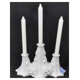 REDCLIFF - IRONSTONE - 3 CANDLE CANDLEHOLDER