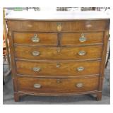 5 DRAWER ENGLISH CHEST WITH LIFT TOP - CIRCA EARLY