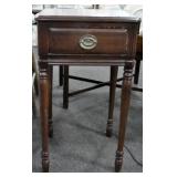 SINGLE DRAWER NIGHT STAND - CIRCA 1950
