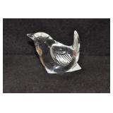 STEUBEN CRYSTAL BIRD - 2 3/4" LONG