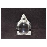 STEUBEN CRYSTAL PENGUIN - 2 1/2" TALL