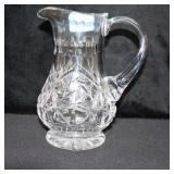 8 1/2" CRYSTAL PITCHER