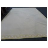 YELLOW AND BEIGE AREA RUG - 11