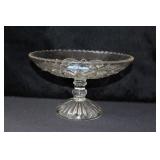 8 1/2" CRYSTAL COMPOTE