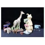 7 PC. ASSORTED ANIMAL FIGURINES