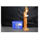 RELIGIOUS FIGURINES: MADONNA & CHILD (CHIPPED) WIT