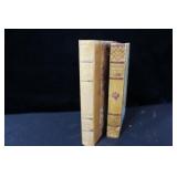 2 LEATHER BOUND BOOKS: STOCKHOLM 1936 AND