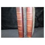 LEATHER BOUND "THE LEISURE HOUR" LONDON 1859 AND