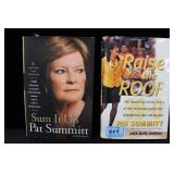 "SUM IT UP" BY PAT SUMMIT - AUTOGRAPHED AND