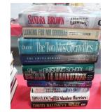 10 HARDBACK NOVELS: TOM CLANCY, DAVID BALDACCI, SA