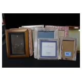 17 TABLE FRAMES: SILVER PLATE, WOODEN, CERAMIC,