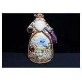 JIM SHORE WOODEN SANTA "O
