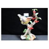 BOEHM PORCELAIN WAXWING BIRD - ARTIST SIGNED