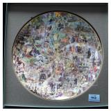 FITZ AND FLOYD MILLENIUM TIME TAPESTRY PLATE AND B