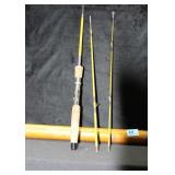 PRECISION KIRK FISHING POLE - NO REEL IN BAMBOO CA