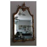 DECORATIVE GOLD FRAMED MIRROR