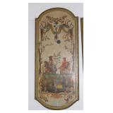 WOODEN TAPESTY PANEL - MONKEY