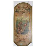 WOODEN TAPESTY PANEL - MONKEY