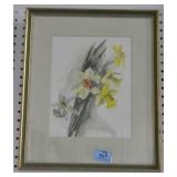 "DAFFODILLS" WATER COLOR BY JENKINS