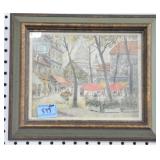 STREET SCENE - WATER COLOR