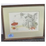 "MICE AT PLAY" WATER COLOR BY N.H.