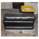 PALLET OF TOTES CONTAINING VHS TAPES - 7 TOTES