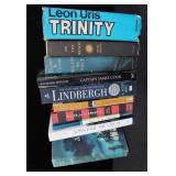 10 HARDBACK AND SOFTBACK BOOKS: "AVALON", "WATER F