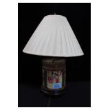 ASIAN STYLE TABLE LAMP WITH SHADE