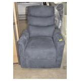 BLUE ELECTRIC RECLINER - **NO POWER CORD**