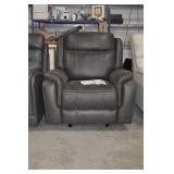 PULASKI LEATHER POWER GLIDER RECLINER