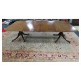 18TH CENTURY ENGLISH SHERATON FADED MAHOGANY DININ