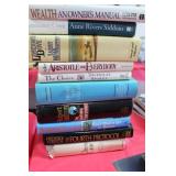 10 HARDBACK BOOKS: "LONESOME DOVE", "FOURTH PROTOC