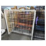 RETAIL VIDEO RACK WITH PRESS BOARD ENDS