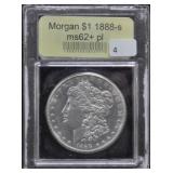 1888-S-MORGAN DOLLAR USCG - MS62+PL