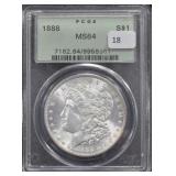 1888 - MORGAN DOLLAR PCGS - MS64
