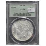 1900 - MORGAN DOLLAR PCGS - MS64