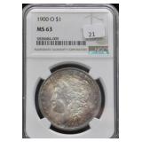 1900-O - MORGAN DOLLAR - NGC - MS63