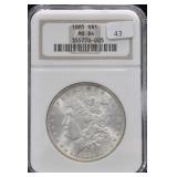1885 - MORGAN DOLLAR NGC - MS64