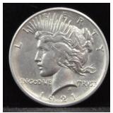 1921-P - PEACE DOLLAR - VAMIAE - MS62