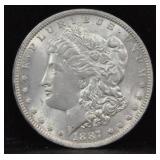 1887-S - MORGAN DOLLAR - UNC - MS63