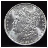 1886-P - MORGAN DOLLAR - GEM - MS65