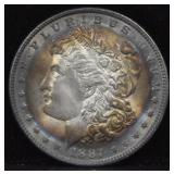 1887-P - MORGAN DOLLAR - BU