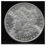 1881-O - MORGAN DOLLAR - UNC - MS62