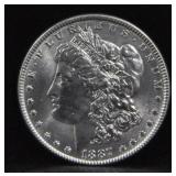 1887-P - MORGAN DOLLAR - UNC - MS62