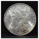 1885-P - MORGAN DOLLAR - BU RAINBOW - MS64