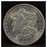 1904-O - MORGAN DOLLAR - UNC - RAINBOW - MS64