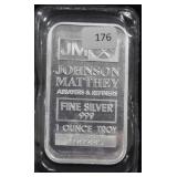 1 TROY OZ FINE SILVER BAR