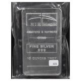 10 TROY OZS FINE SILVER BAR